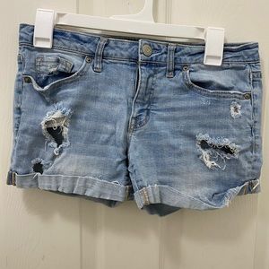 Aeropostale Midi Jean Shorts